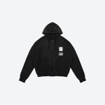 Receipt Ripped Zip-Up Hoodie